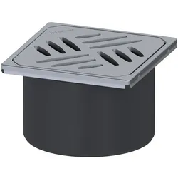 Kessel Aufsatzstück Designrost Kessel V2A L15 48225