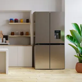 Cecotec  Bolero Coolmarket 4D 564 Side-by-Side (564 l, 1830 mm hoch, Edelstahl)