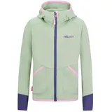 TROLLKIDS Saltfjord Fleecejacke Pistachio Green/Wild Rose/Violet Blue 128