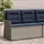 vidaXL Gartenbank 1-tlg 220 x 60 x 70 cm Grau