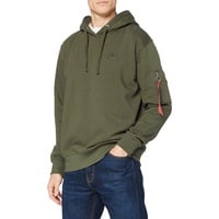 Alpha Industries X-Fit Hoody Kapuzensweat für Herren Dark Green