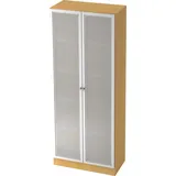 Hammerbacher Solid Aktenschrank 80 x 42 x 200,4 cm buche
