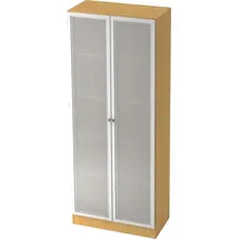 Hammerbacher Solid Aktenschrank 80 x 42 x 200,4 cm buche