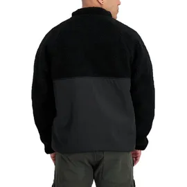 Alpha Industries Teddy Nylon Anorak schwarz S