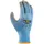 teXXor® Schnittschutz-strickhandschuhe PU-BESCHICHTUNG, Grau/Hellblau-meliert