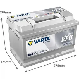 Varta D54 EFB 65Ah 12V