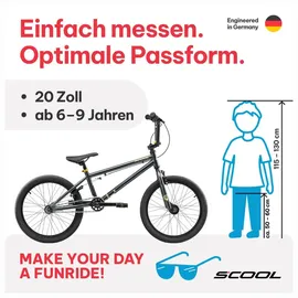 S'COOL XtriX 20 Zoll RH 25 cm grau/beige