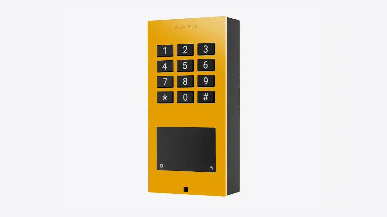 DoorBird A1121 Aufputz IP Zutrittskontrollsystem Goldgelb, Edelstahl, pulverbeschichtet, seidenmatt