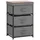 Costway Nachttisch 40 x 30 x 62 cm 1-tlg. Grau