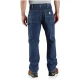 CARHARTT Double-Front LOGGER Jeans Blau (H45)