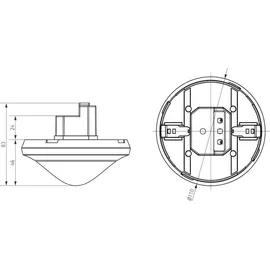 Theben Slave-Präsenzmelder P360 SLAVE UP WH thePassa#2010330