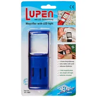 Wedo Lupe mit LED Beleuchtung inklusiv Batterien,