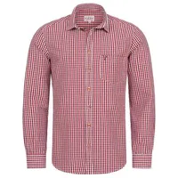 Nübler Trachtenhemd Trachtenhemd Langarm Harry in Rot von Nübler S