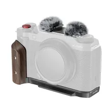 SmallRig 5260 L-förmige Montageplatte m. Holzgriff Fuji X-M5 schwarz