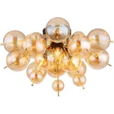 GLOBO Deckenleuchte Udo Goldfarben max. 25 Watt Deckenlampe