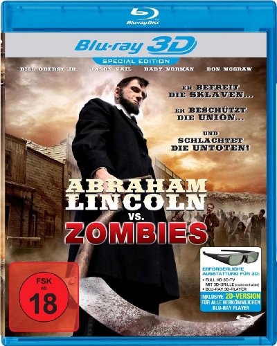 Abraham Lincoln vs. Zombies 3D [3D Blu-ray] (Neu differenzbesteuert)
