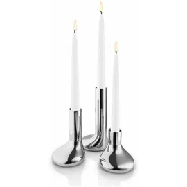 eva solo Kerzenhalter-Set Mellow Edelstahl Silber