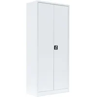 Lüllmann Steelboxx Aktenschrank 180 x 80 x 38,3 cm weiß