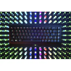 RAZER Gaming-Tastatur "BlackWidow V3 Mini HyperSpeed - Gelb Switch - DE", schwarz, Tastaturen
