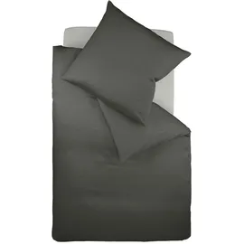FLEURESSE Kissenbezug Jersey 40 x 80 cm Grau