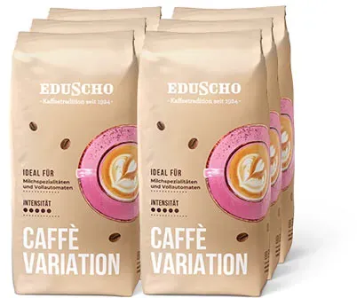 Eduscho Caffè Variation - 6x 1 kg Ganze Bohne Tchibo