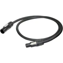 Neutrik 1027570 Strom Anschlusskabel Schwarz 1m