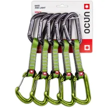 Ocùn Ocun Hawk QD Combi PA 16 10cm 5er Expressschlingen-Set-Grün-10