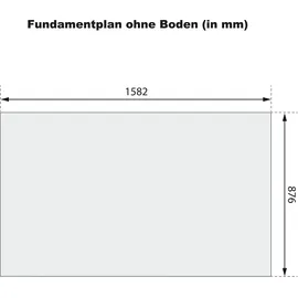 Karibu Mülltonnenbox für 2 Tonnen inkl. Hochbeet naturbelassen oder anthrazit