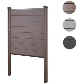 MCW WPC Sichtschutz 105 cm braun