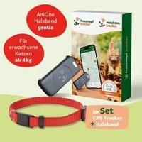 Fressnapf GPS Tracker Katze + AniOne Sicherheitshalsband Set