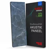 Addictive Sound Akustikbild – Schallabsorber Wandbild mit dichter Akustikwolle – Absorberklasse A – Brillanter Kunstdruck – Professionelles Akustikpaneel Made in EU – 148×50×6 cm - BlueMarble 1