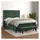 vidaXL Boxspringbett 140 x 200 cm Dunkelgrün