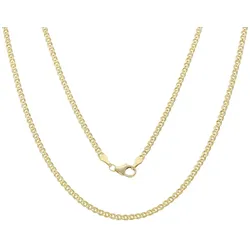 Goldkette FIRETTI "Schmuck Geschenk Gold 375 Halsschmuck Halskette Goldkette Tigerauge" Gr. 45, gold (gelbgoldfarben), Halsketten, Damen, 45, Gelbgold 375, B: 2,5mm, B:2,5mm
