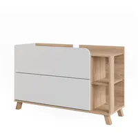Vicco Waschbeckenunterschrank Karen Sonoma/Weiß 100 x 65 cm mit