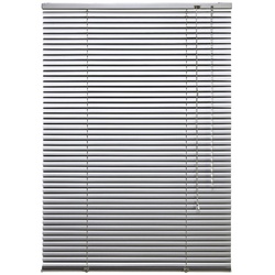 LIEDECO Jalousie, BxH: 80 x 220 cm, Wand-/Deckenmontage - silberfarben