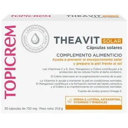Topicrem  Sonnenschutz & Sonnenpflege Ah Theavit Solar 30 Kapseln  in multifarben, Einheitsgrösse