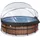 EXIT TOYS Wood Pool 427 x 122 cm inkl. Sandfilterpumpe und Abdeckung