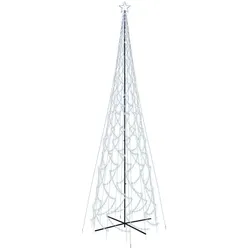 vidaXL LED-Weihnachtsbaum Kegelform Kaltweiß 3000 LEDs 230x800 cm