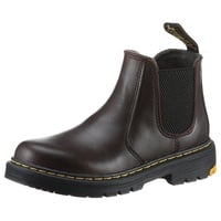 DR. MARTENS 2976 J Dark Brown Oil Finished Full Grain WP Chelseaboots mit praktischem Reißverschluss braun 30 EU