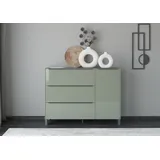 Set One by Musterring Sideboard Reno (1 St), Mit Vierkantfuß in diversen Farben, 106 cm Höhe & Farbauswahl grün