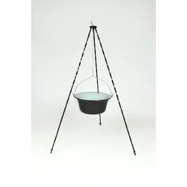 su-deco Gulaschkessel 10 Liter Granit/Schwarz