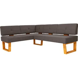 Home Affaire »Ponza Eckbank Küchenbank BESTSELLER« Set, 4 Stk. tlg. Sitzgruppe Esszimmer Stühle Tisch und Bank bequem gepolstert