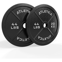 Atletica Iron Plates | 50mm (Paar) Gesamtgewicht 20