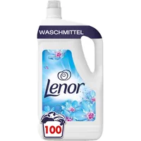 LENOR Universal Flüssigwaschmittel Aprilfrisch 100 Waschladungen, Tiefenreinheit auch bei Kaltwäsche & 3-mal länger anhaltende Frische