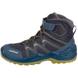 Lowa Maddox Warm GTX Mid Kinder Petrol/Senf 30