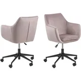 VCM Noel Drehstuhl Stoff Dusty Rose