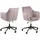 VCM Noel Drehstuhl Stoff Dusty Rose