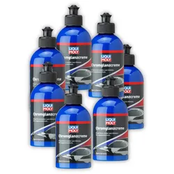 7x 250ml LIQUI MOLY 1529 Politur Chromglanzcreme Chrompflege Chromreinigung