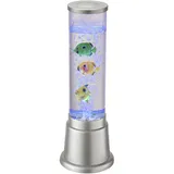 just light. LED-Wassersäule, stahl, 3 Kunstfische, Farbwechsel inkl. Schnurschalter
