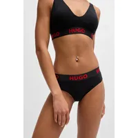 Hugo Slip mit Logo-Bund, Black, XS